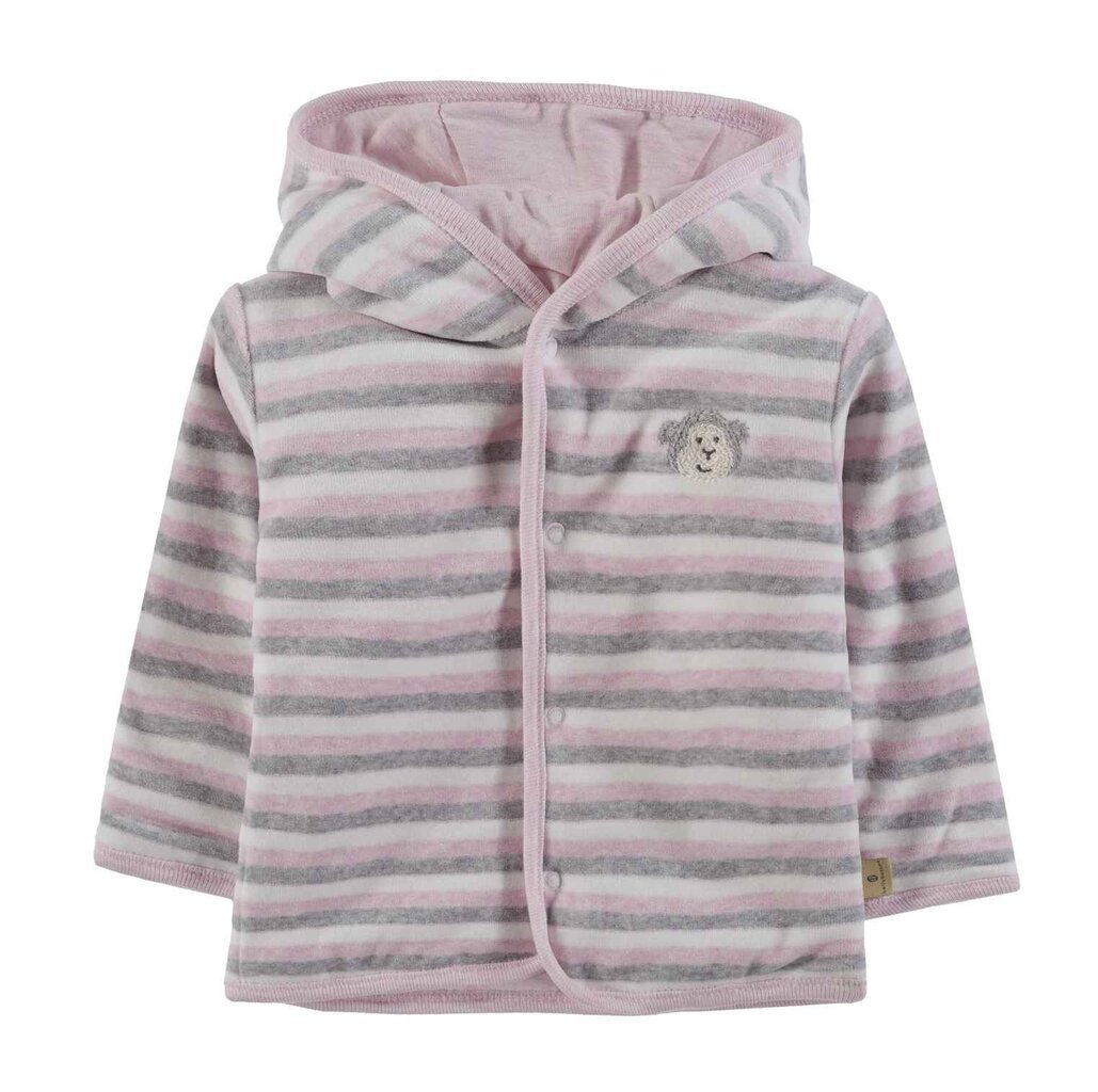 Meiteņu jaka ar kapuci, rozā, svītraina, Bellybutton cena un informācija | Virsjakas, mēteļi jaundzimušajiem | 220.lv
