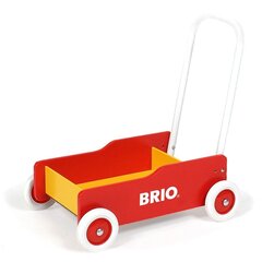 Толкаемая коляска BRIO 31350, красная цена и информация | Игрушки для малышей | 220.lv