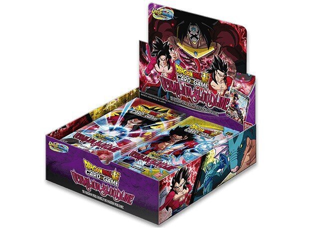 Spēļu kāršu komplekts Dragon Ball Super Card Game - Unison Warrior 02 Vermilion Bloodline B11 Booster, 24 gab. цена и информация | Galda spēles | 220.lv