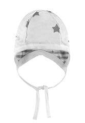 Детская двусторонняя шапочка Bellybutton, серая и белая цена и информация | Шапки, перчатки, шарфики для новорожденных | 220.lv