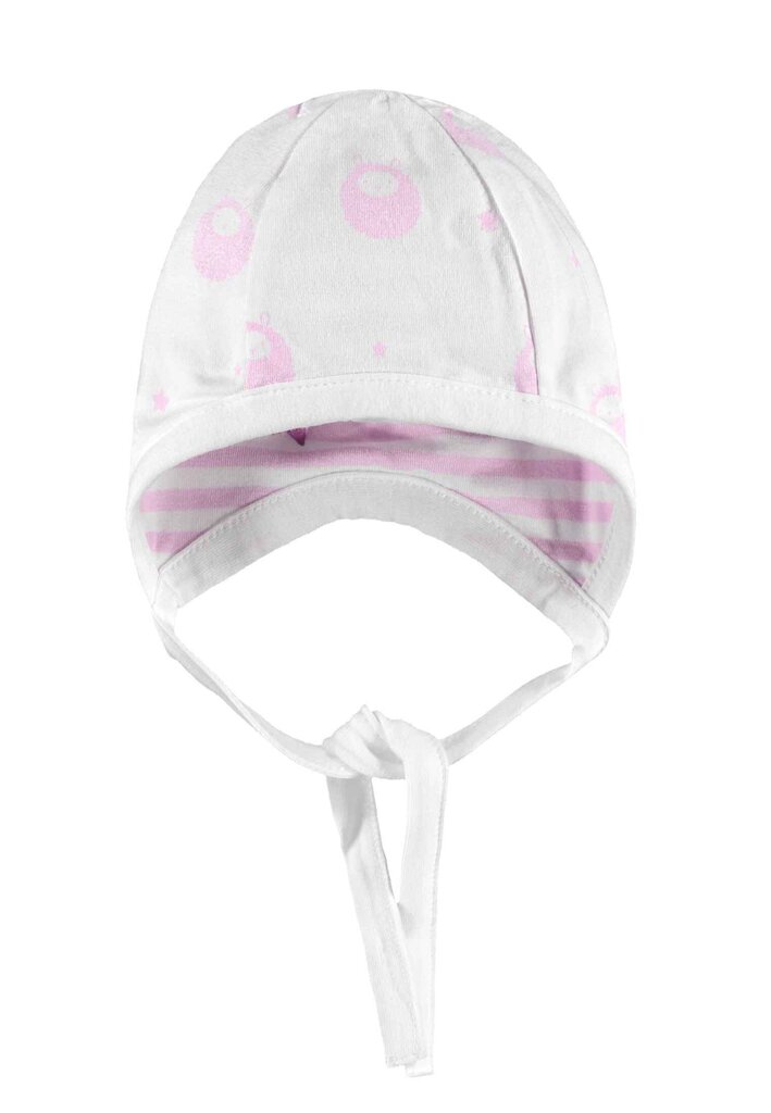 Meiteņu divpusējā cepure, rozā un balta, Bellybutton cena un informācija | Zīdaiņu cepures, cimdi, šalles | 220.lv
