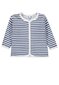 Zilā un baltā zilā puisēna divpusējā džempera blūze., Bellybutton цена и информация | Krekli jaundzimušajiem | 220.lv