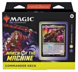 Galda spēle Magic: The Gathering March of the Machine Commander Deck Growing Threat cena un informācija | Galda spēles | 220.lv