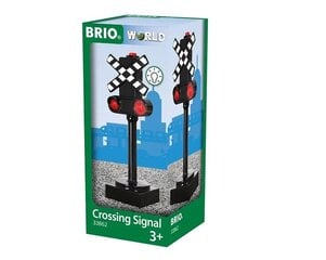 Знак железнодорожного переезда Brio 33862 цена и информация | Конструктор автомобилей игрушки для мальчиков | 220.lv