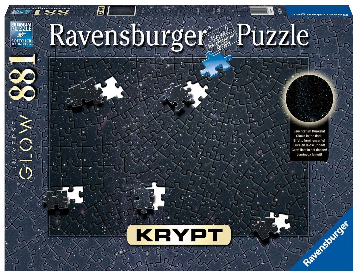 Puzle Ravensburger Puzzle Krypt Universe Glow 17280, 881 gab. цена и информация | Puzles, 3D puzles | 220.lv