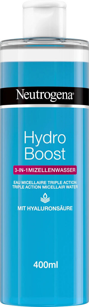 NEUTROGENA Hydro Boost 3in1 micelārais ūdens 400 ml cena un informācija | Sejas ādas kopšana | 220.lv