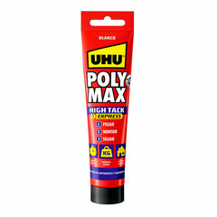 Герметик / Клей UHU 6312920 Poly Max High Tack Epress 165 g Белый цена и информация | Изоляционные материалы | 220.lv