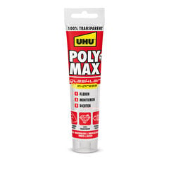 Aizdarītājs/Līme UHU 6310615 Poly Max Cristal Express Caurspīdīgs 115 g cena un informācija | Izolācijas materiāli | 220.lv