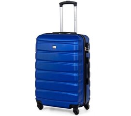 Liels koferis zilā krāsā DAVID JONES цена и информация | Чемоданы, дорожные сумки | 220.lv