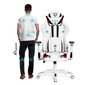 Diablo X-Ray 2.0 King Size melns - balts ergonomisks krēsls cena un informācija | Biroja krēsli | 220.lv