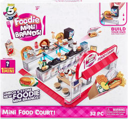 Spēļu komplekts 5 Surprise Mini Food Court цена и информация | Игрушки для девочек | 220.lv