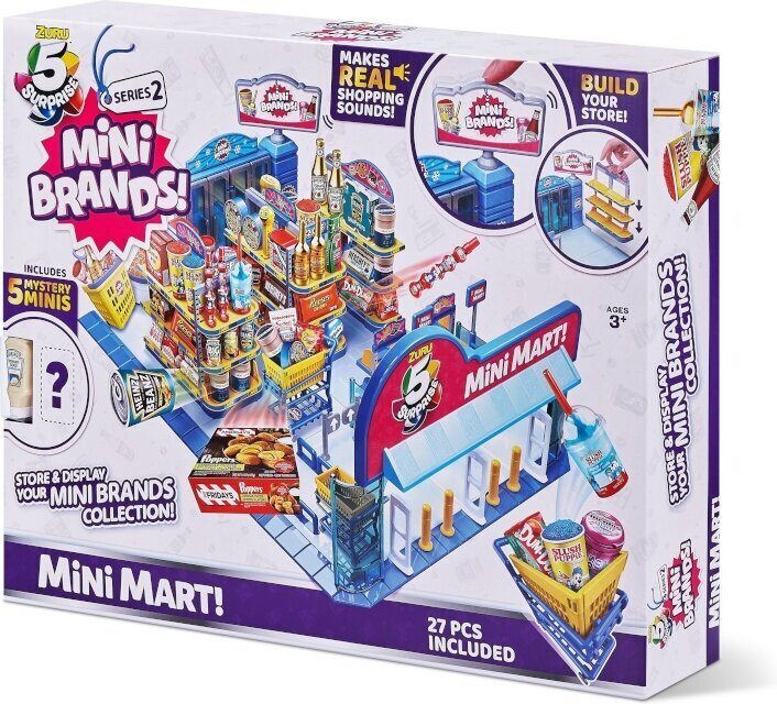 Spēļu komplekts 5 Surprise Mini Mart Window цена и информация | Rotaļlietas meitenēm | 220.lv