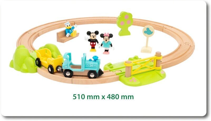 Mikipeles vilciena trase Brio 32277 cena un informācija | Rotaļlietas zēniem | 220.lv