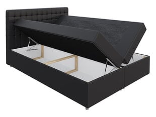 Континентальная кровать ALFI-ekoskóra Soft 017 (белая)-120x200 см цена и информация | Кровати | 220.lv