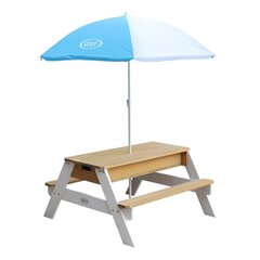 Многофункциональный садовый стол - Nick AXI, с синим зонтом цена и информация | Детская садовая мебель | 220.lv