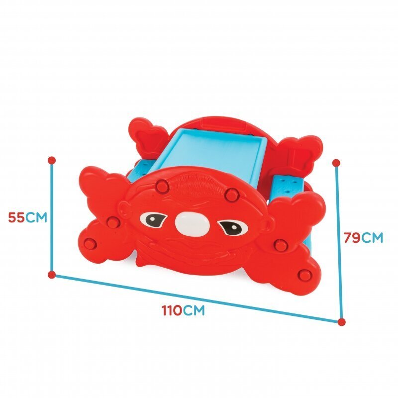 Bērnu dārza galds - Woopie, sarkans, 2 vienā цена и информация | Dārza mēbeles bērniem | 220.lv