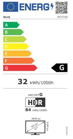 BenQ Mobiuz EX2710U cena un informācija | Monitori | 220.lv