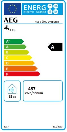 Boilers, 5 l, AEG, bezspiediena, novietojams zem izlietnes HUZ 5 Öko DropStop + trīs virzienu bezspiediena virtuves jaucējkrāns, hroma cena un informācija | Ūdens sildītāji | 220.lv