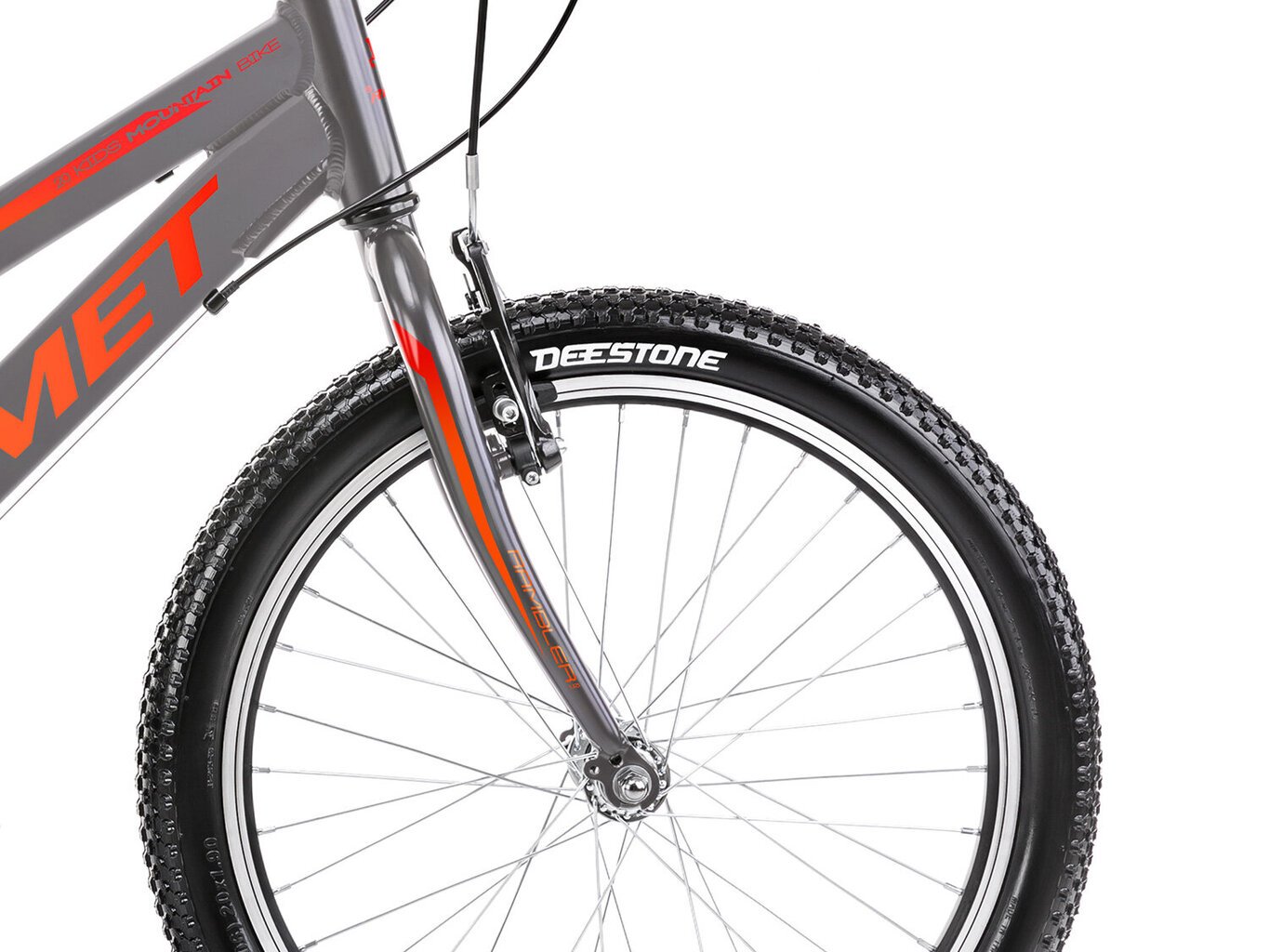 Velosipēds Romet Rambler Kid 1 20" Alu 2023, pelēks cena un informācija | Velosipēdi | 220.lv