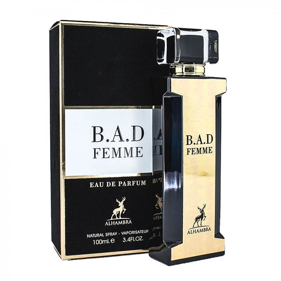 Parfimērijas ūdens Alhambra BAD Femme EDP sievietēm, 100 ml cena un informācija | Sieviešu smaržas | 220.lv