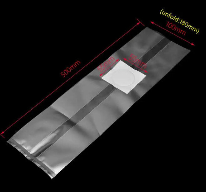 Maisiņi sēņu audzēšanai ar filtru, 18x50cm cena un informācija | Balkona kastes | 220.lv