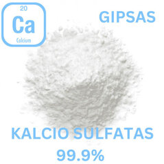 Ģipsis (kalcija sulfāts 99.9%) cena un informācija | Beramie mēslošanas līdzekļi | 220.lv