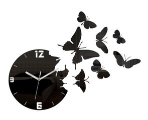 Настенные часы с бабочками цена и информация | Часы | 220.lv
