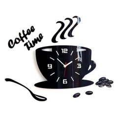 Sienas pulkstenis Coffee time cena un informācija | Pulksteņi | 220.lv