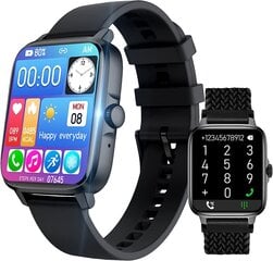 Qoosea P1 Black cena un informācija | Viedpulksteņi (smartwatch) | 220.lv