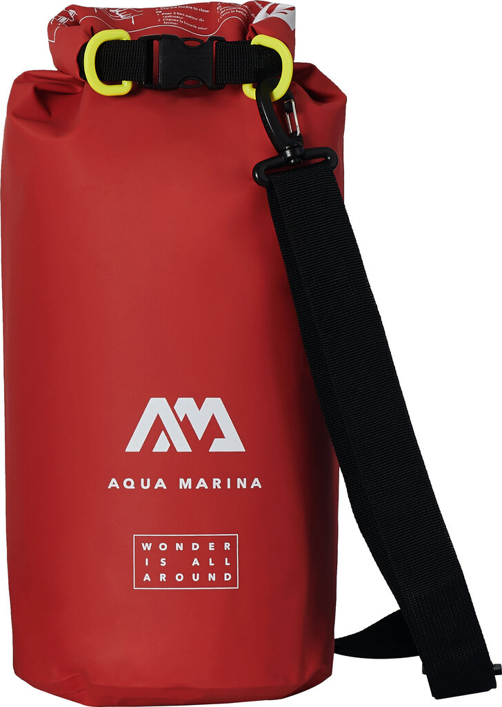 Peldoša ūdensnecaurlaidīga soma 10L Dry Bag, sarkana cena un informācija | SUP dēļi, sērfa dēļi un piederumi | 220.lv