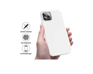 Силиконовый чехол для iPhone 11, белый цвет цена и информация | Чехлы для телефонов | 220.lv