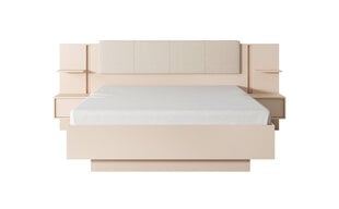Кровать Dast 160x200 см, бежевая цена и информация | Кровати | 220.lv
