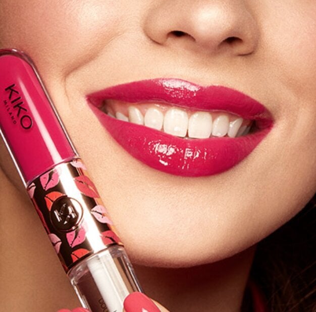 Divpusējs lūpu spīdums, Kiko Milano Unlimited Double Touch 145 Happy Birthday, 6 ml цена и информация | Lūpu krāsas, balzāmi, spīdumi, vazelīns | 220.lv