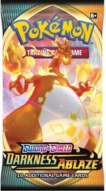 Spēļu kārtis Pokemon TCG Sword & Shield 3 Darkness Ablaze cena un informācija | Galda spēles | 220.lv