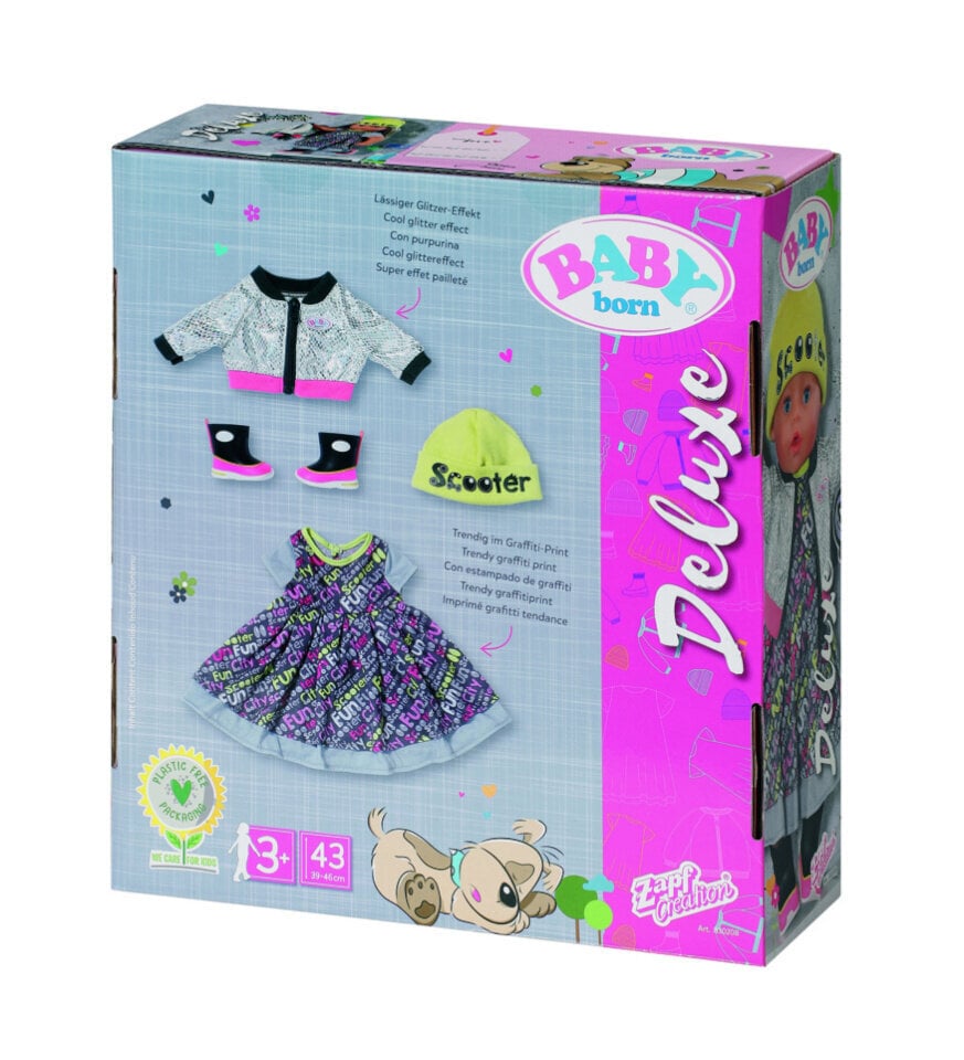Lelle Baby Born City Deluxe Style цена и информация | Rotaļlietas meitenēm | 220.lv