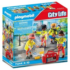 71244 PLAYMOBIL® City Life Rescue Team cena un informācija | Konstruktori | 220.lv