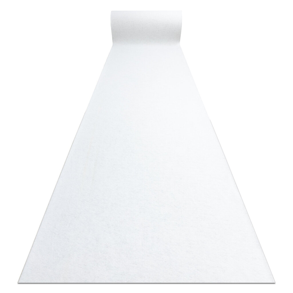 Paklājs - celiņš RUMBA 1950 balts 100cm kaina ir informacija | Paklāji | 220.lv
