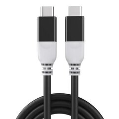 Кабель USB-C - USB-C, PD100W (черный, 3м) цена и информация | Кабели для телефонов | 220.lv