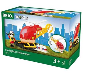 Пожарный вертолет Brio World 33797 цена и информация | Конструктор автомобилей игрушки для мальчиков | 220.lv