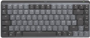 Blueutooth klaviatūra Logitech MX Mini Mechanical Qwerty US International cena un informācija | Klaviatūras | 220.lv