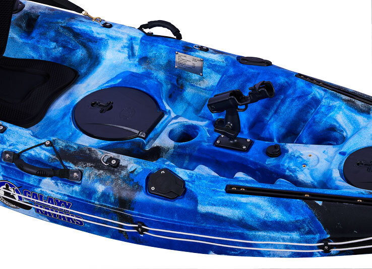 Kajaks Galaxy Kayaks - Cruz Pro Angler, pelēks/balts cena un informācija | Laivas un kajaki | 220.lv