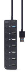 Adapteris Gembird UHB-U3P1U2P6P-01 cena un informācija | Adapteri un USB centrmezgli | 220.lv