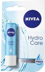 Крем для губ Nivea Hydro Care, 4.8 г цена и информация | Помады, бальзамы, блеск для губ | 220.lv