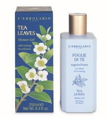 Dušas želeja L'Erbolario Tea leaves shower gel, 250 ml cena un informācija | Dušas želejas, eļļas | 220.lv