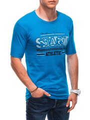 Vīriešu t-krekls S1873 - zils 122435-7 cena un informācija | Vīriešu T-krekli | 220.lv