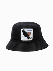 Cepure H143 - melna 122013-uniw cena un informācija | Vīriešu cepures, šalles, cimdi | 220.lv