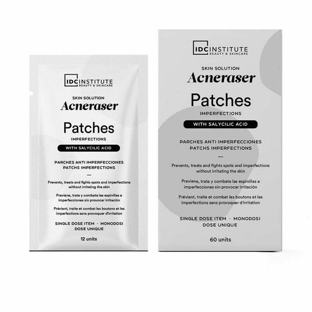 Plāksteri ar salicilskābi IDC Institute Anti-Blemish Patches with Salicylic Acid, 60 gab. cena un informācija | Sejas maskas, acu maskas | 220.lv