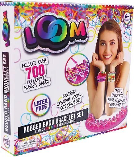 Radošs komplekts Loom Bands Kit, 700 d. цена и информация | Attīstošās rotaļlietas | 220.lv