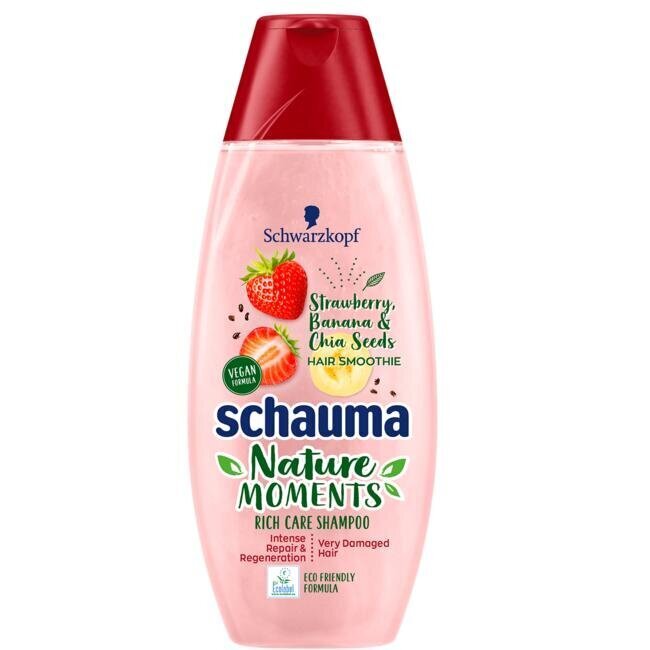 Barojošs matu šampūns Schauma Nature Moments Intense Repair, 400 ml цена и информация | Šampūni | 220.lv