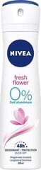 Izsmidzināms dezodorants Nivea Frech Flower sievietēm, 150 ml cena un informācija | Dezodoranti | 220.lv